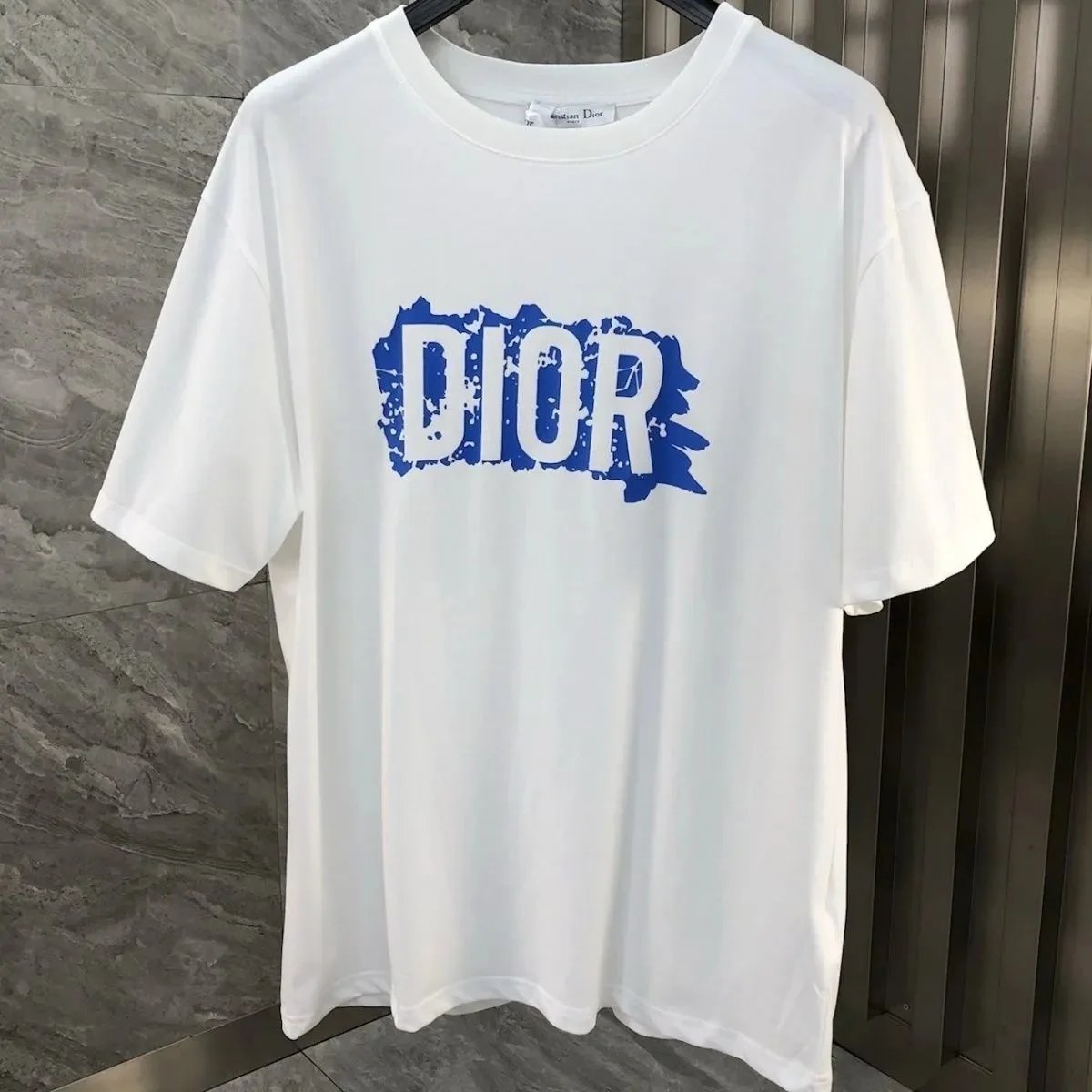 Dior T-Shirts Graphic logo-print crew-neck T-shirt product image