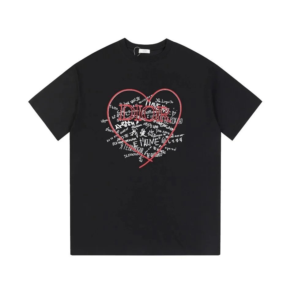 Dior T-Shirts Graphic logo-print crew-neck T-shirt product image