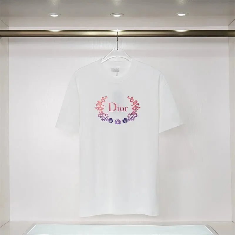 Dior T-Shirts Graphic logo-print crew-neck T-shirt product image