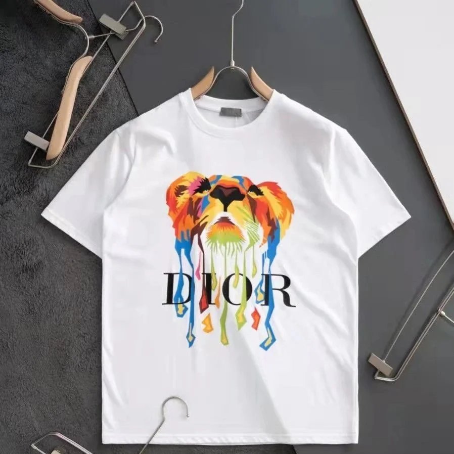 Dior T-Shirts Graphic logo-print crew-neck T-shirt product image
