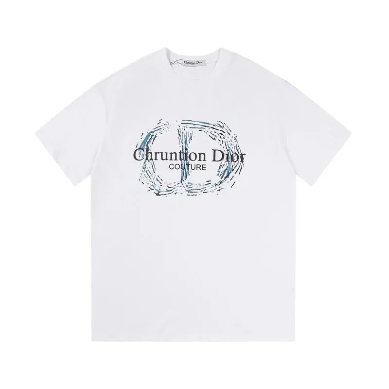 Dior T-Shirts Graphic logo-print crew-neck T-shirt product image
