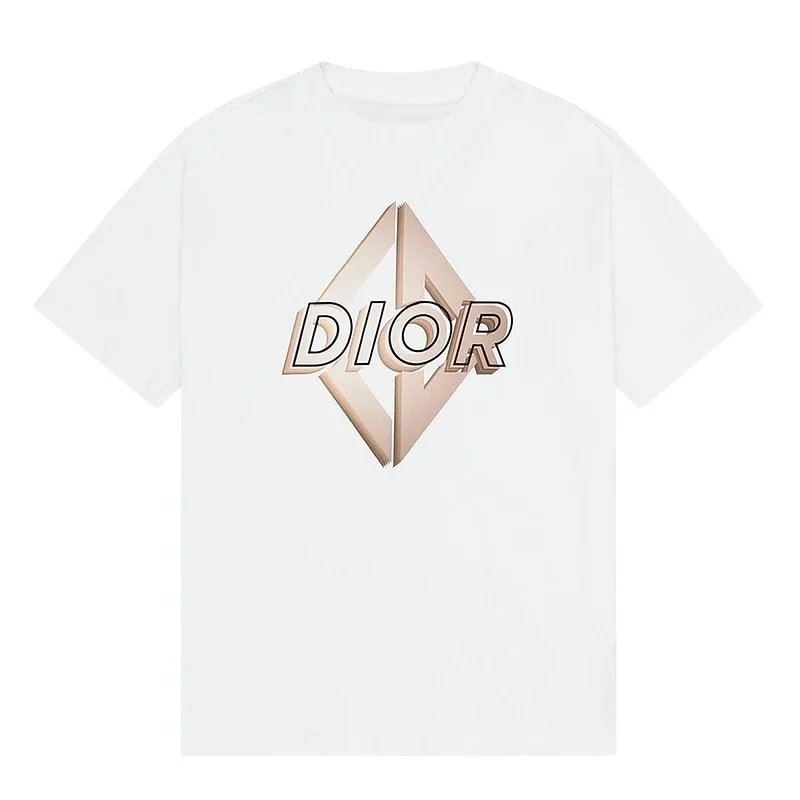 Dior T-Shirts Graphic logo-print crew-neck T-shirt product image