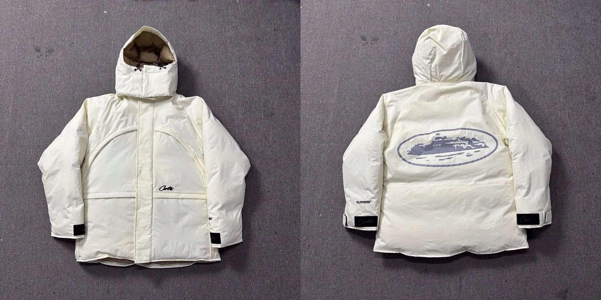 白色【883】中长款