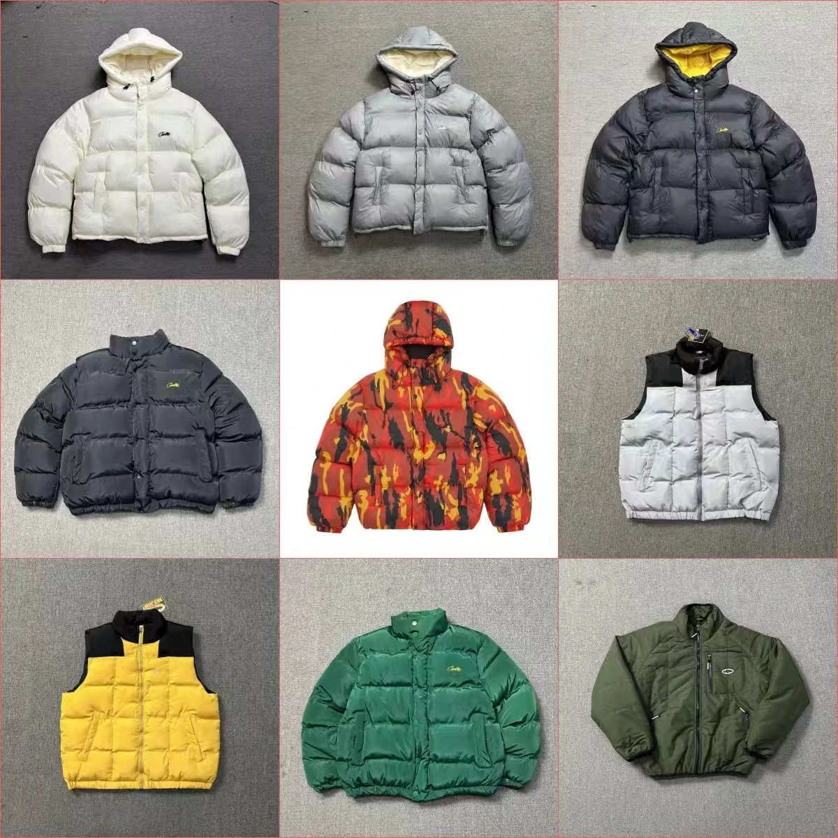 恶魔岛新款刺绣字母logo休闲加厚棉衣外套潮