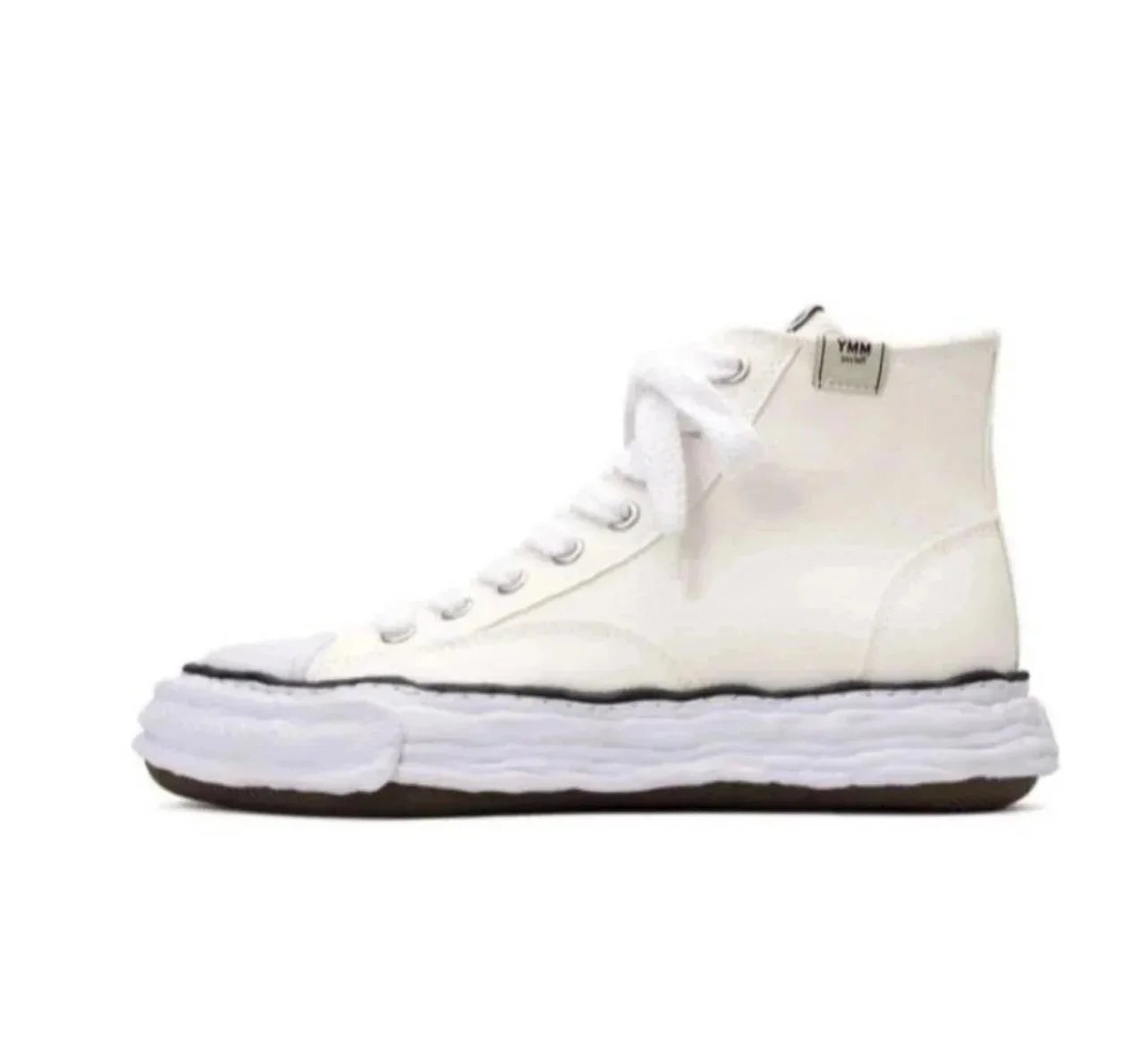 MMY Deconstructed Chuck Taylor Low Black Canvas Sneakers - 12