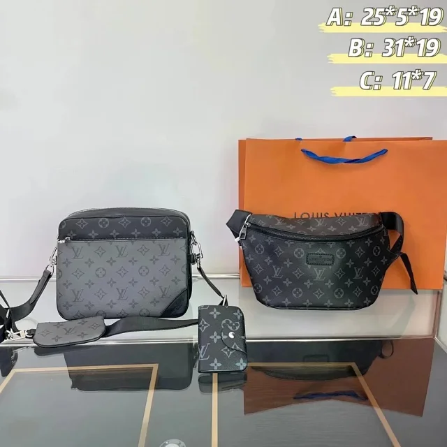 Burberry Crossbody Bags Check-pattern three-piece set product detail image 10