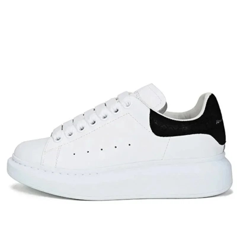 White with Black Fleece Tail