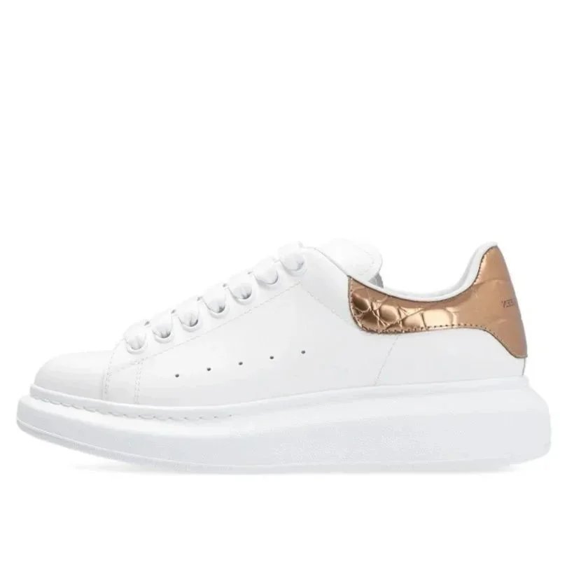 White with Gold Crocodile Pattern Tail