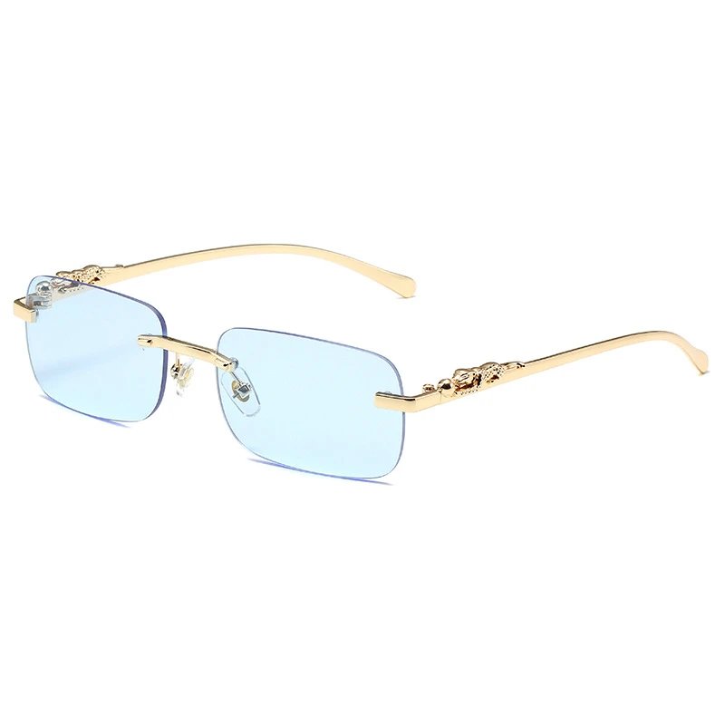 Gold Frame Blue Lens