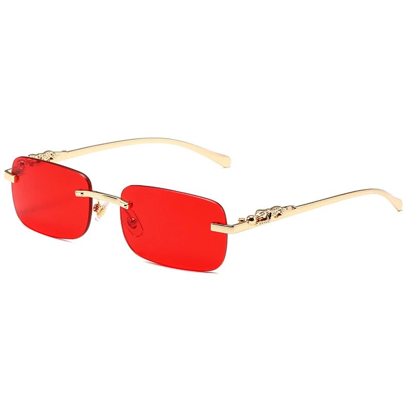 Gold Frame Red Lens