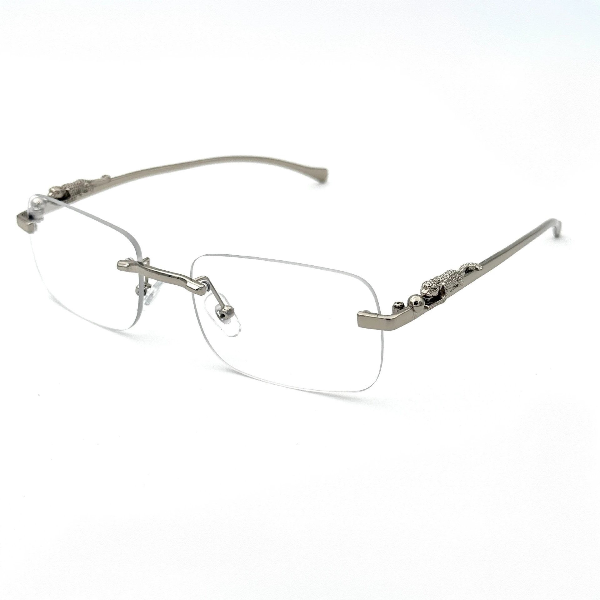 Silver Frame White Flat