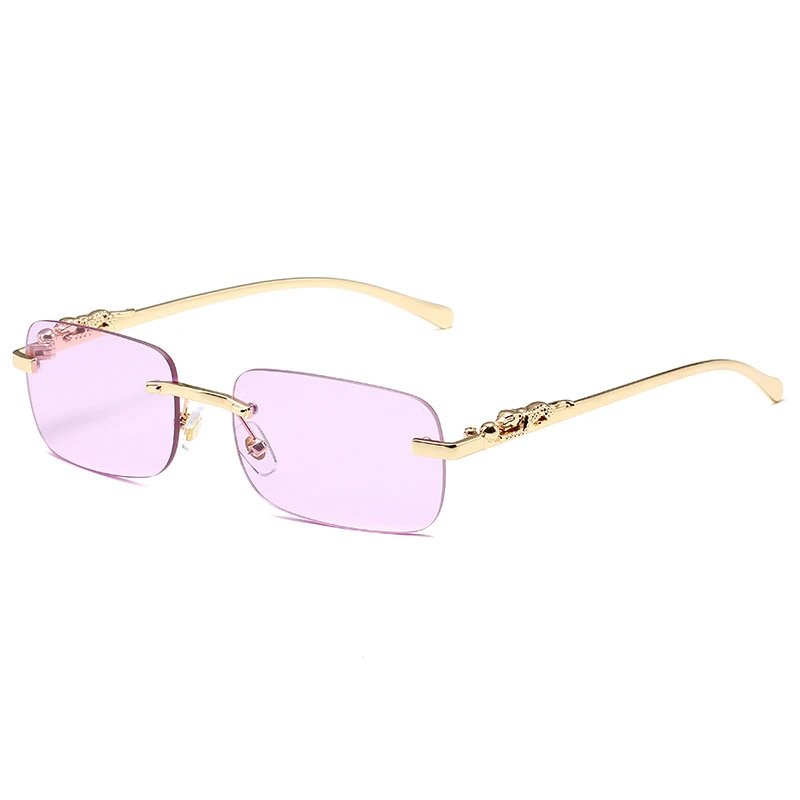 Gold Frame Purple Lens