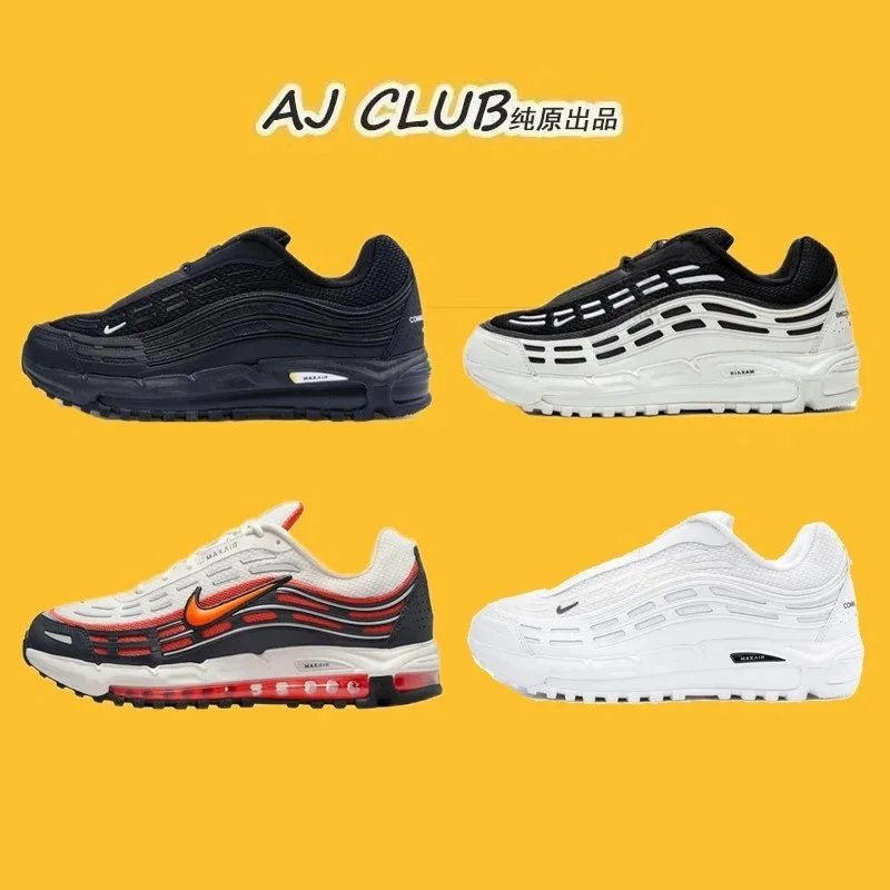 【AJCLUB纯原渠道品质】街头机能风！CDG Homme Plus x Air Max TL 2.5 Pack 川久保玲联名款 气垫休闲运动低帮老爹跑鞋