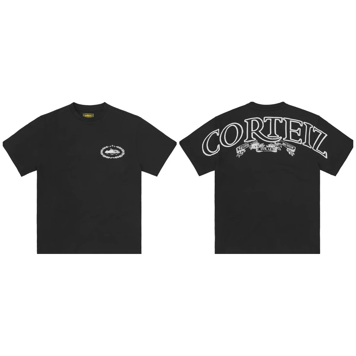 Kid Corteiz Black Graphic T-Shirt