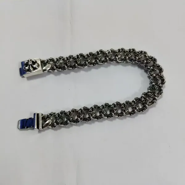 Chrome Hearts Fleur-de-Lis Link Bracelet Silver - 1