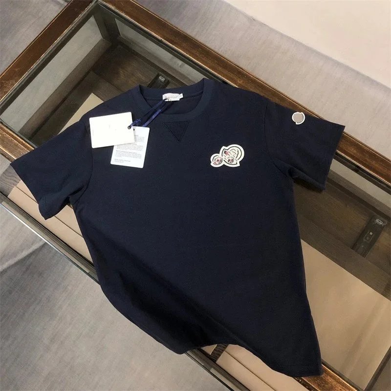 Moncler Navy Short Sleeve T-Shirt