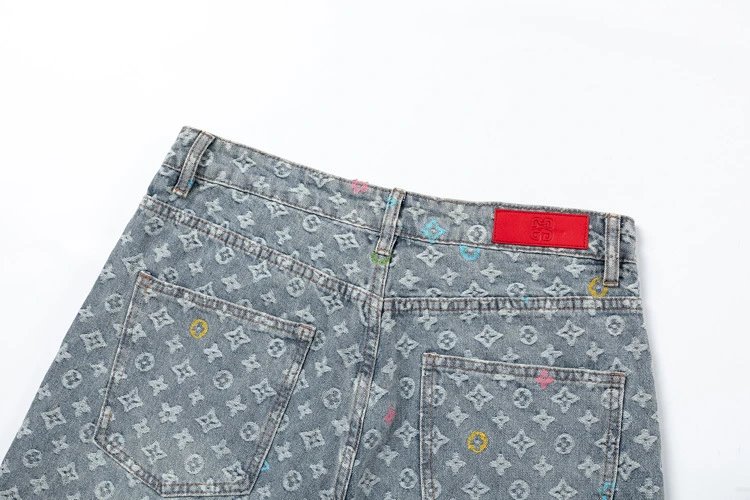Louis Vuitton Monogram Denim Jeans Light Blue - 10