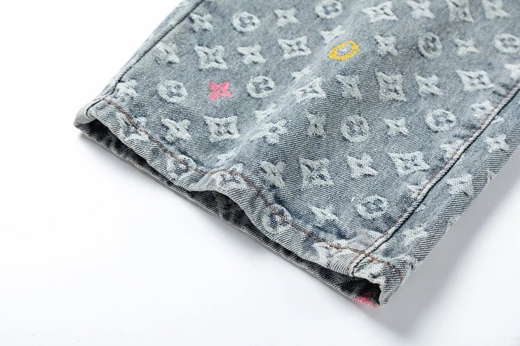 Louis Vuitton Monogram Denim Jeans Light Blue - 16