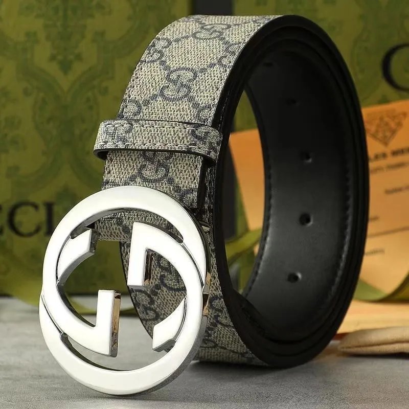 White and blue fabric with silver buckle (boutique gift box) SKU image