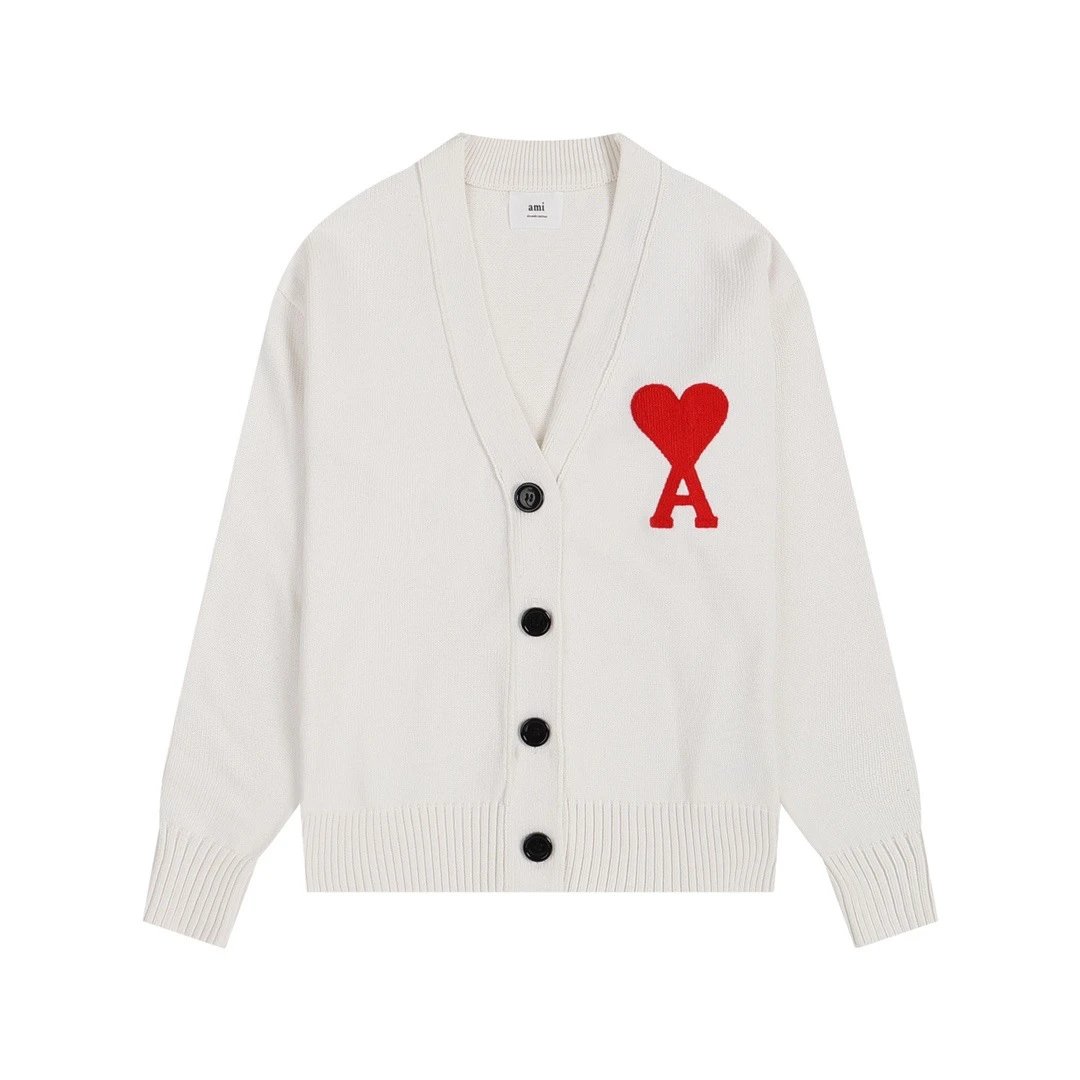 Heart Embroidered Cardigan Sweater photo 2