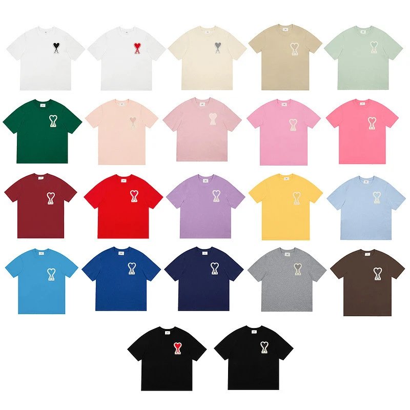 Ami Paris Heart Logo T-Shirt