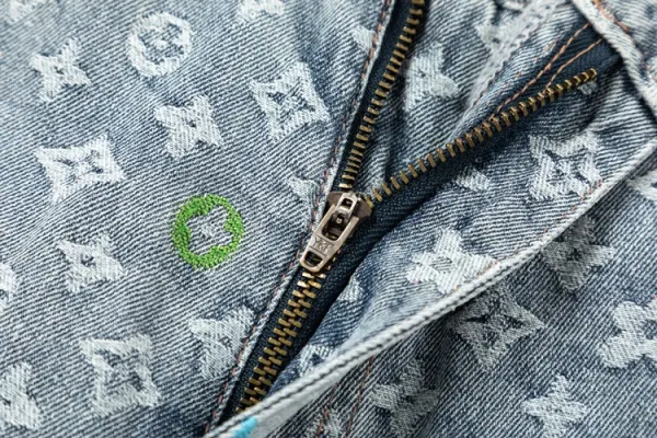Louis Vuitton Monogram Denim Jeans Light Blue - 13