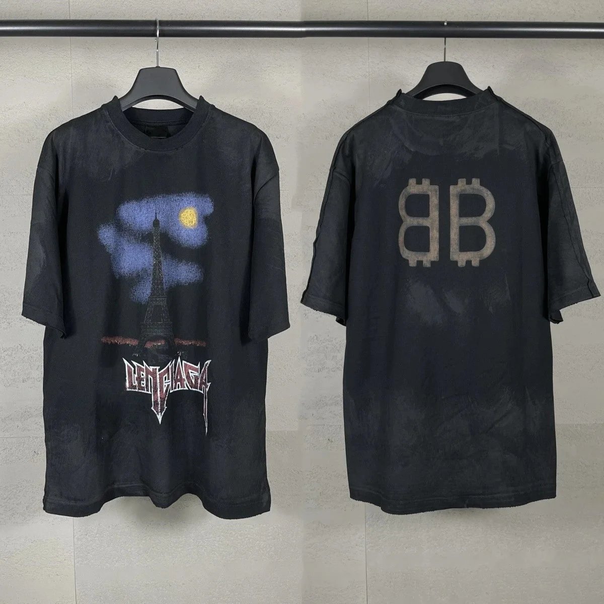 Balenciaga Black Oversized T-Shirt