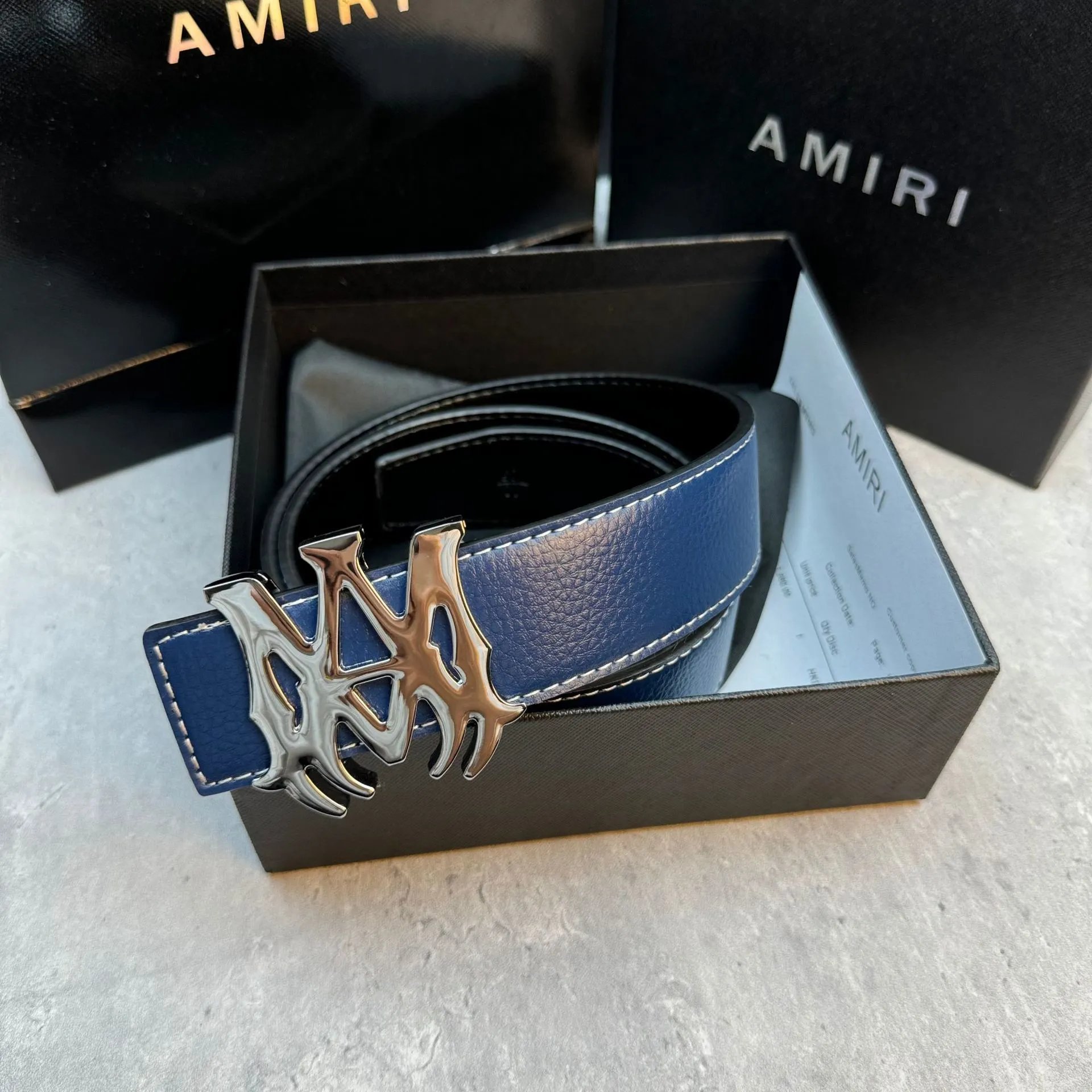 Blue silver buckle SKU image