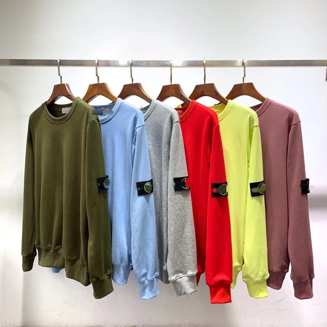 Stone Island Green Round Neck Sweatshirt