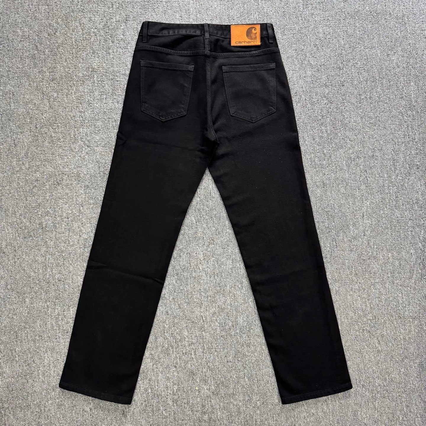 Carhartt WIP Washed Light Gray Denim Jeans - 12