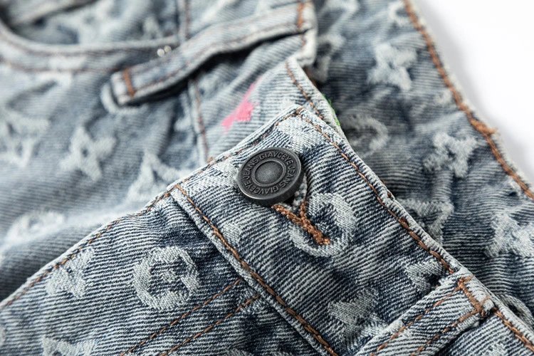 Louis Vuitton Monogram Denim Jeans Light Blue - 11