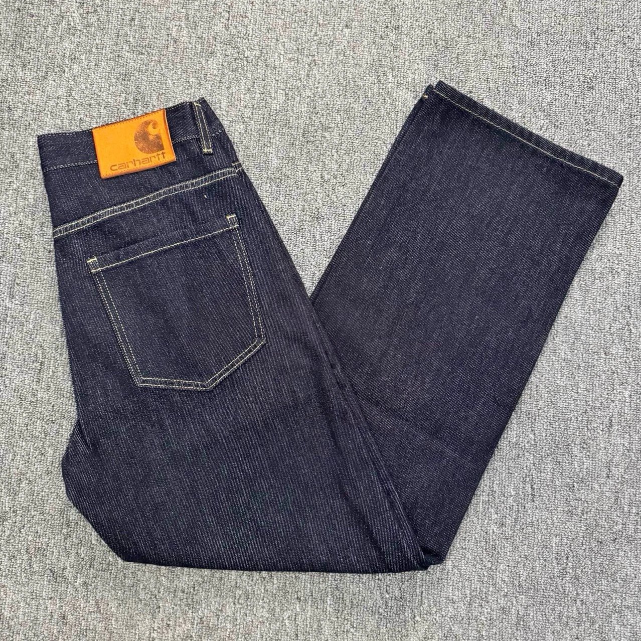 Carhartt WIP Washed Light Gray Denim Jeans - 15