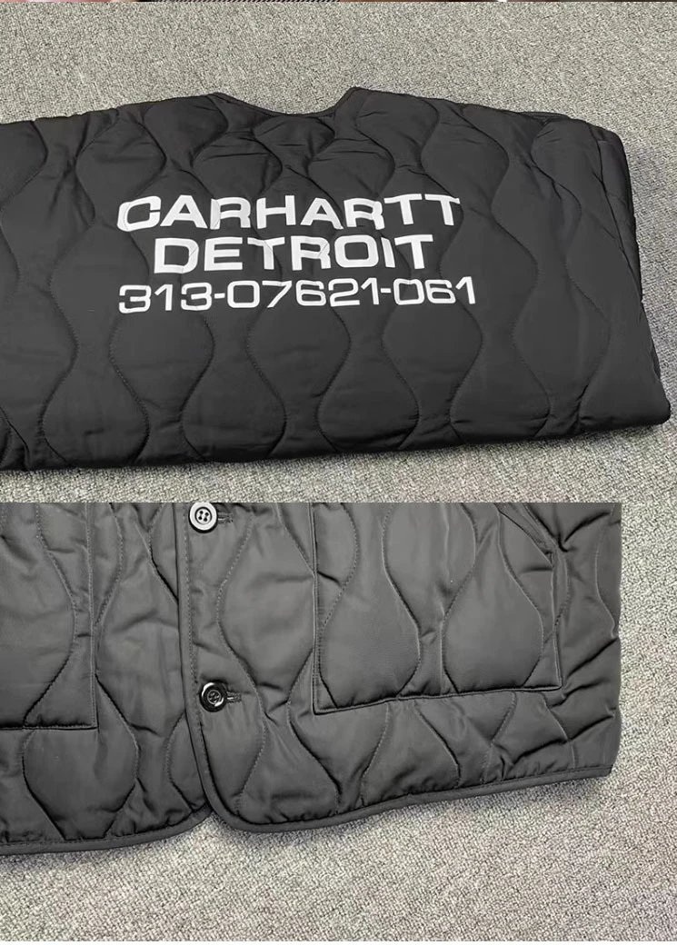 Carhartt WIP Quilted Oversized Jacket Black Outerwear - 6
