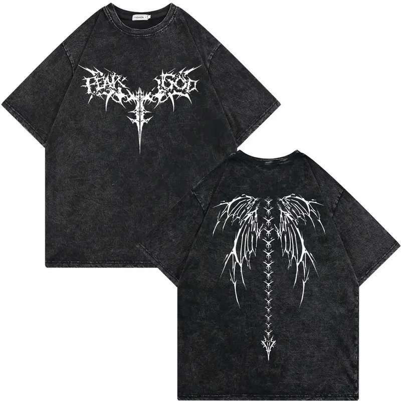 Black Graphic Short Sleeve T-Shirt