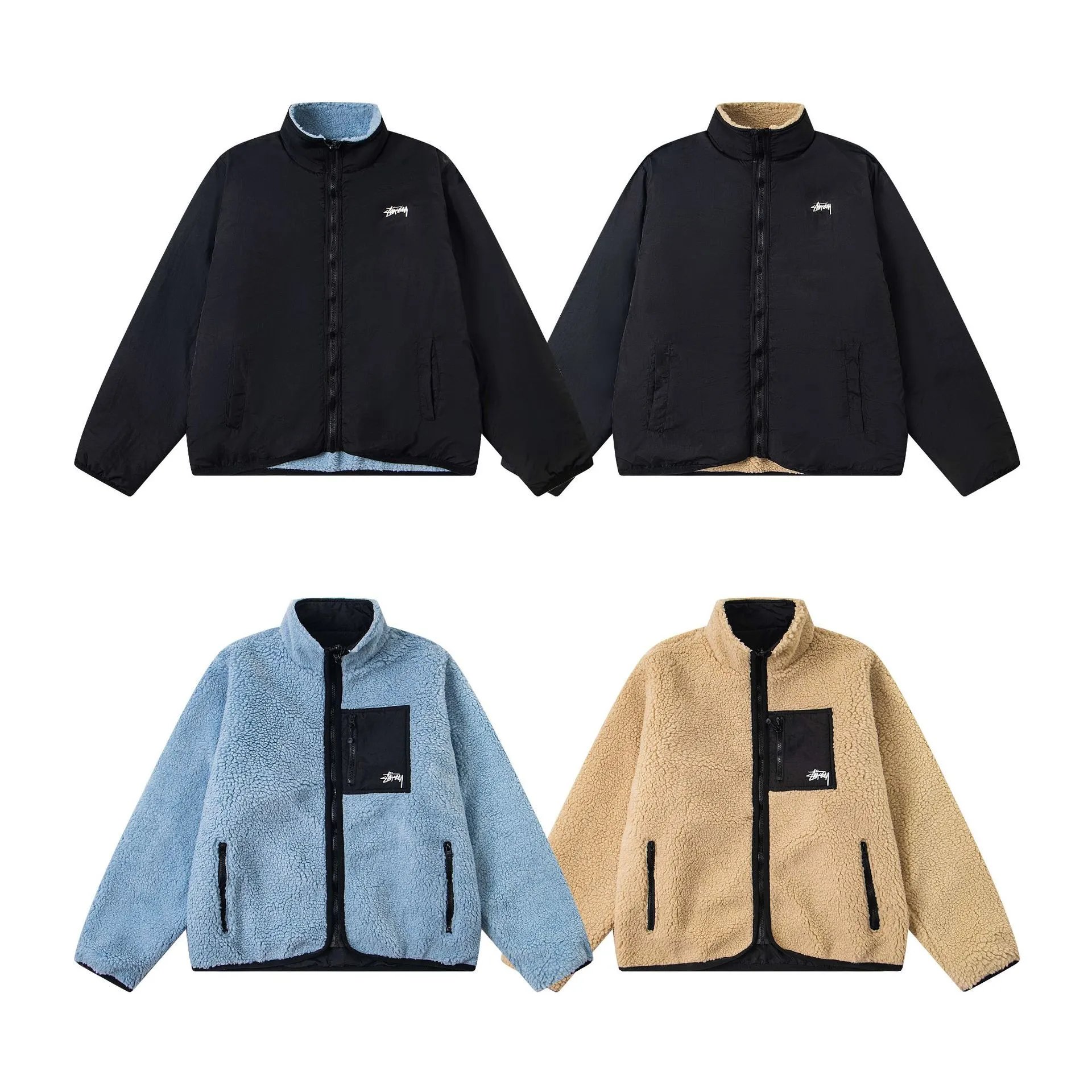 Stussy Black Reversible Jacket