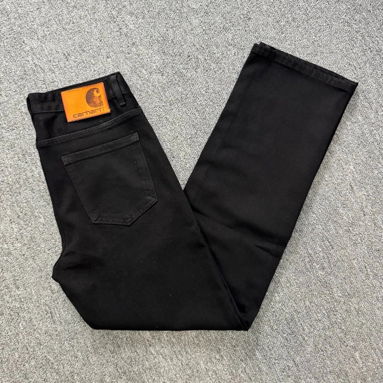Carhartt WIP Washed Light Gray Denim Jeans - 17