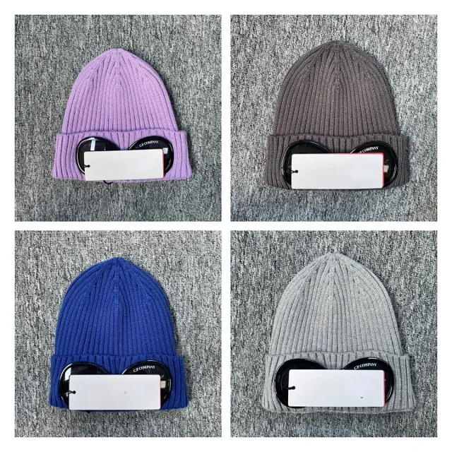 C.P. Company Hats Ribbed Goggle Beanie product detail image 9