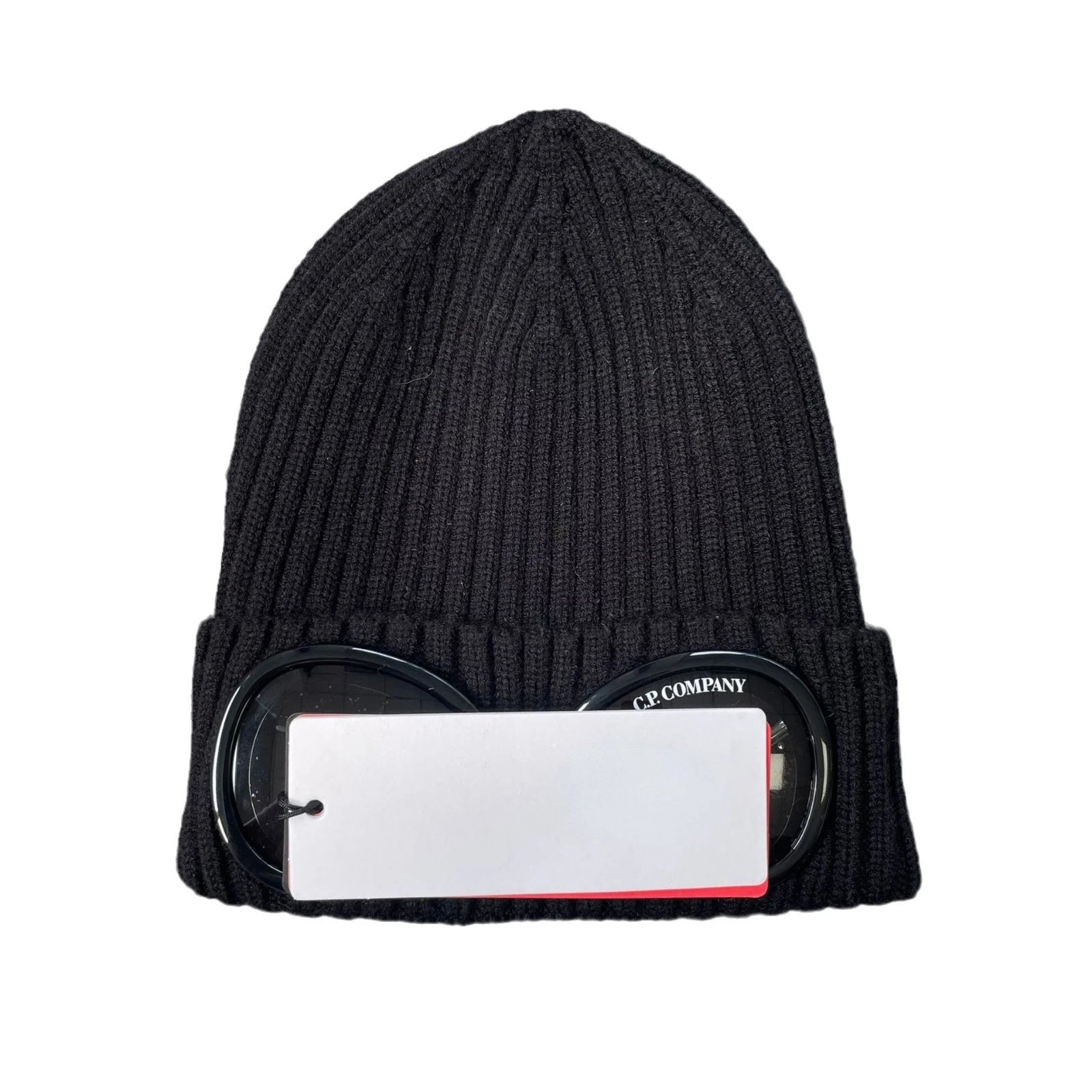 C.P. Company Hats Ribbed Goggle Beanie image 5