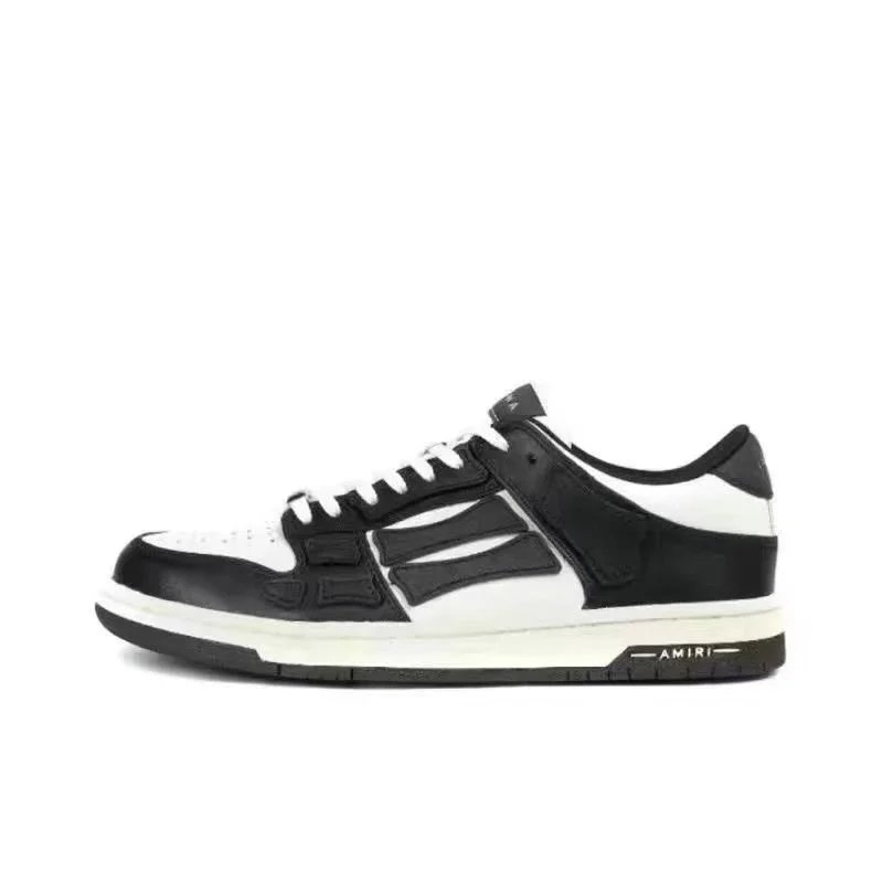 Amiri Black and White Low Top Sneakers