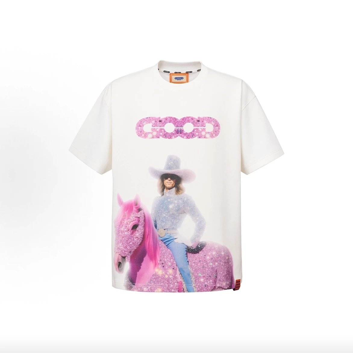 Good American White Graphic T-Shirt