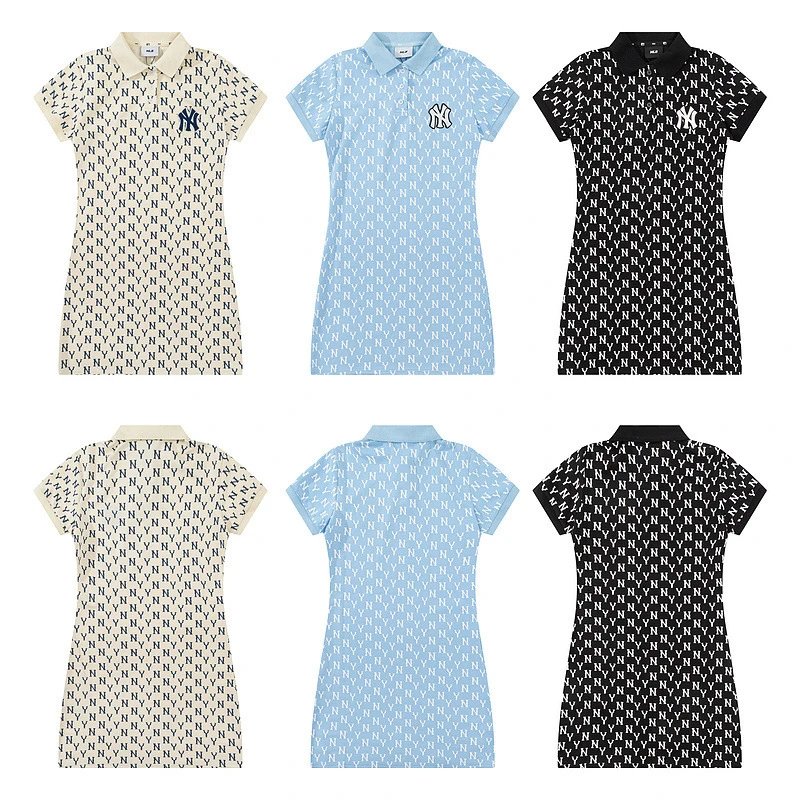 MLB Women's Short Sleeve Polo Dress