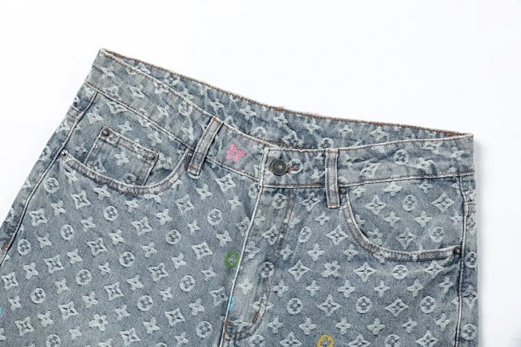 Louis Vuitton Monogram Denim Jeans Light Blue - 9