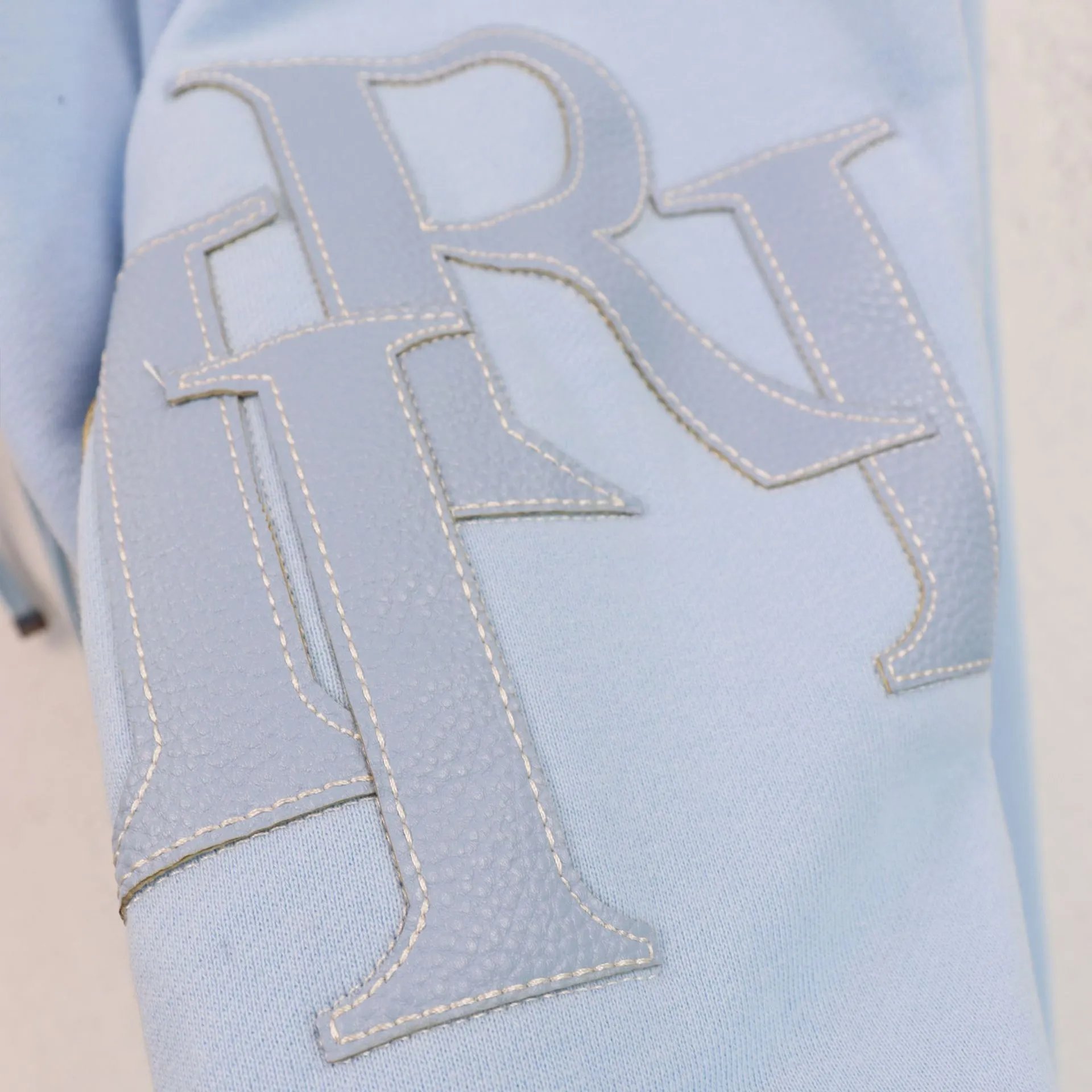Amiri Logo Embroidered Hoodie Navy - 37
