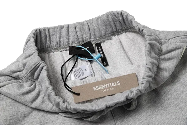 Fear of God Essentials Gray Fleece Shorts - 14
