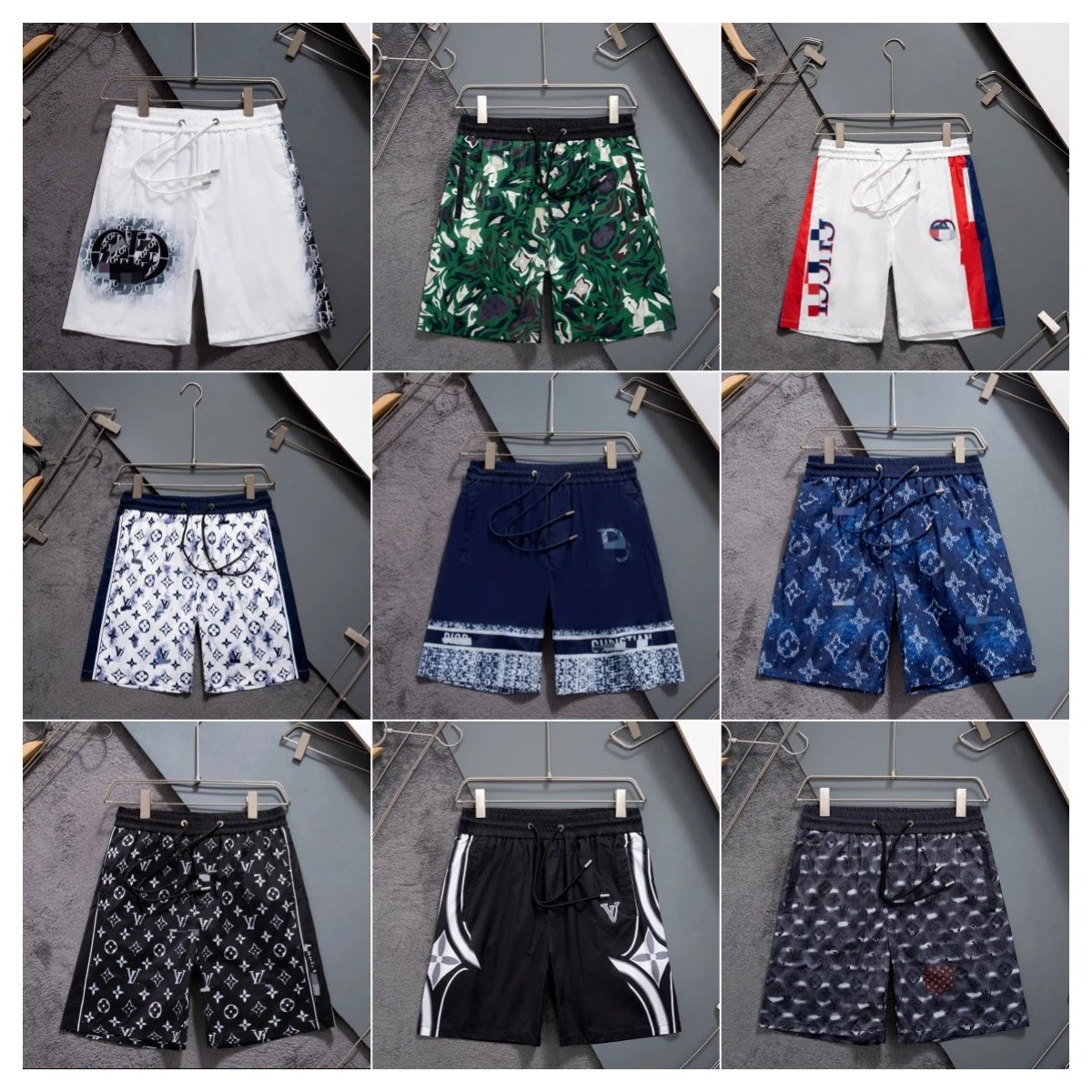 Louis Vuitton Monogram Print Shorts