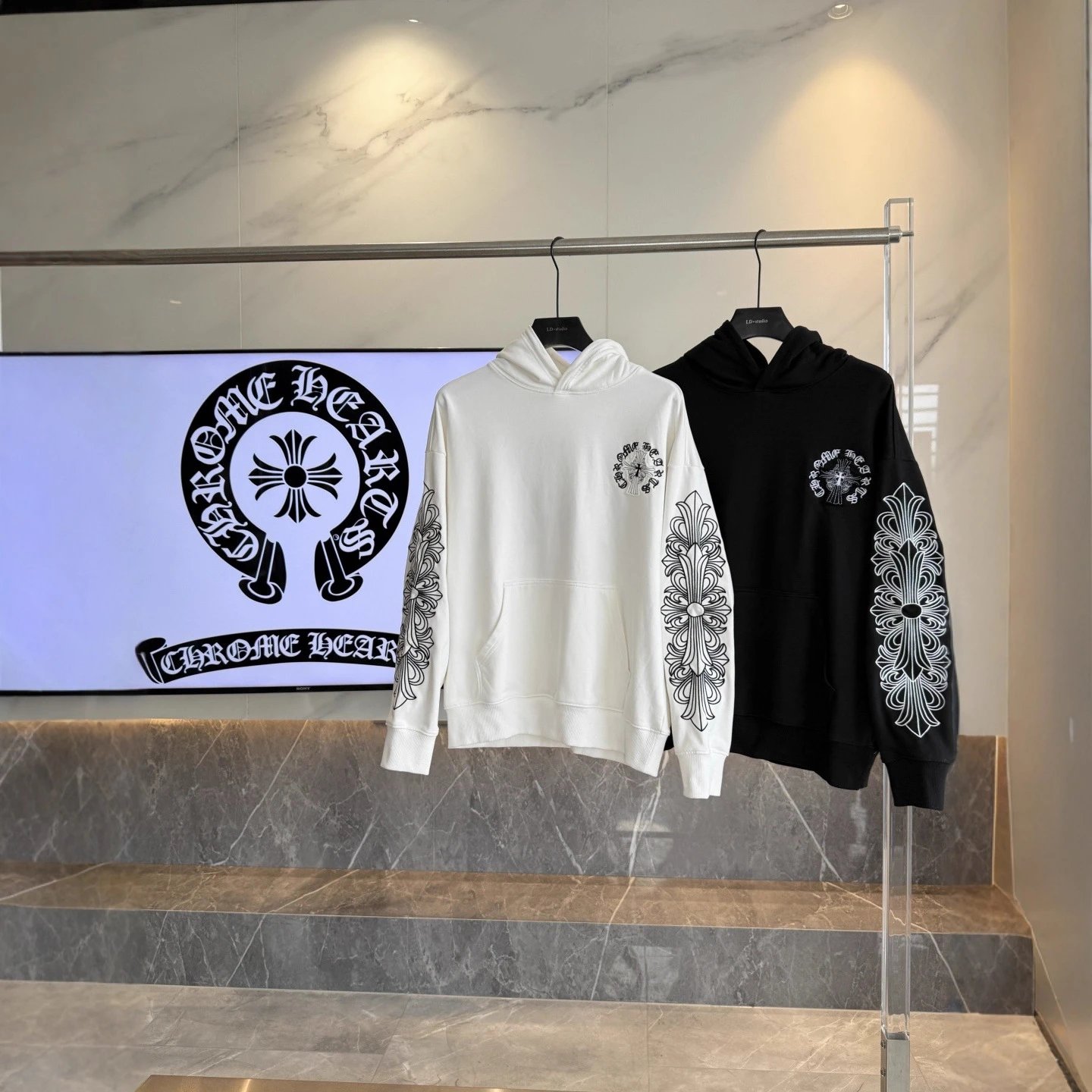 Chrome Hearts Logo Hoodie