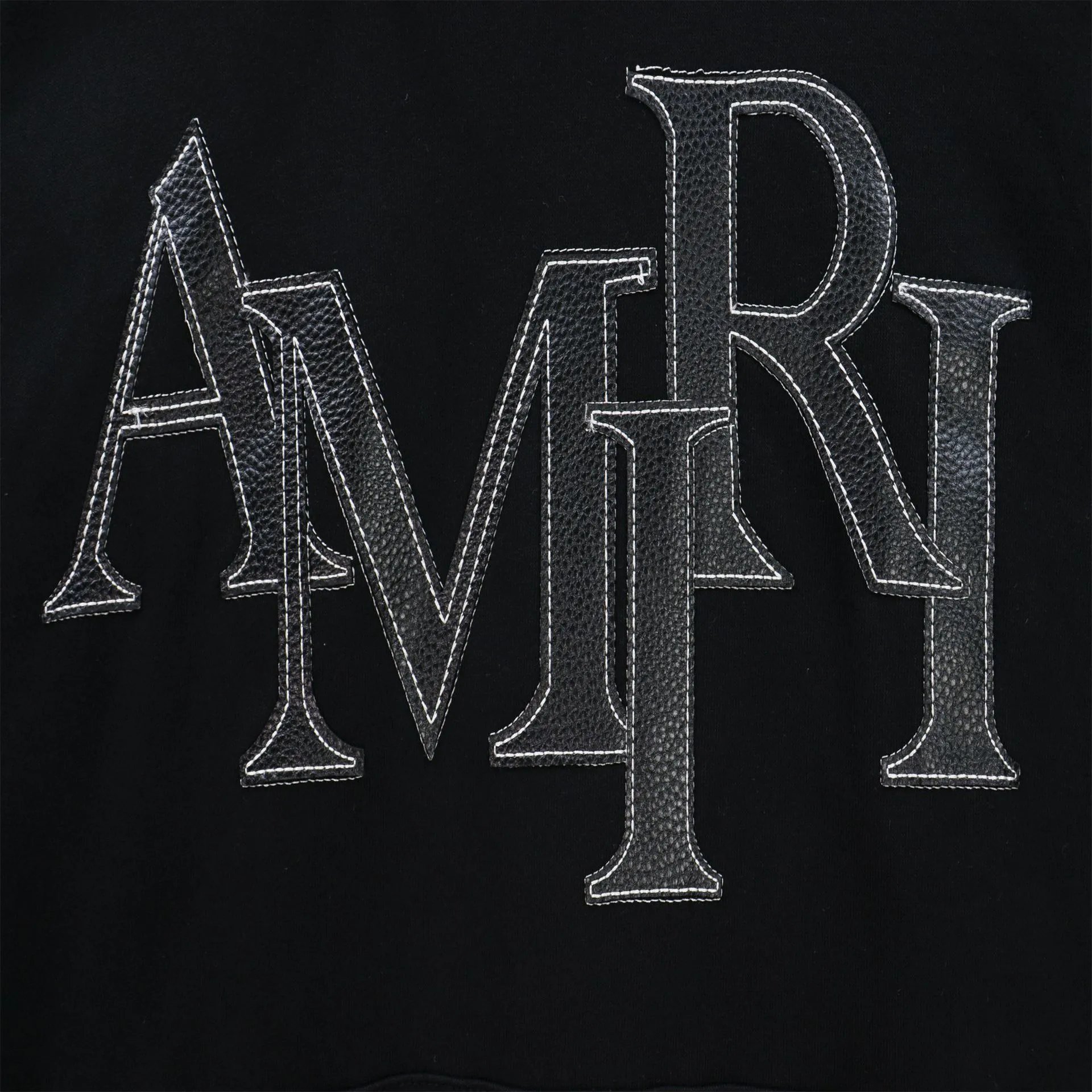 Amiri Logo Embroidered Hoodie Navy - 21