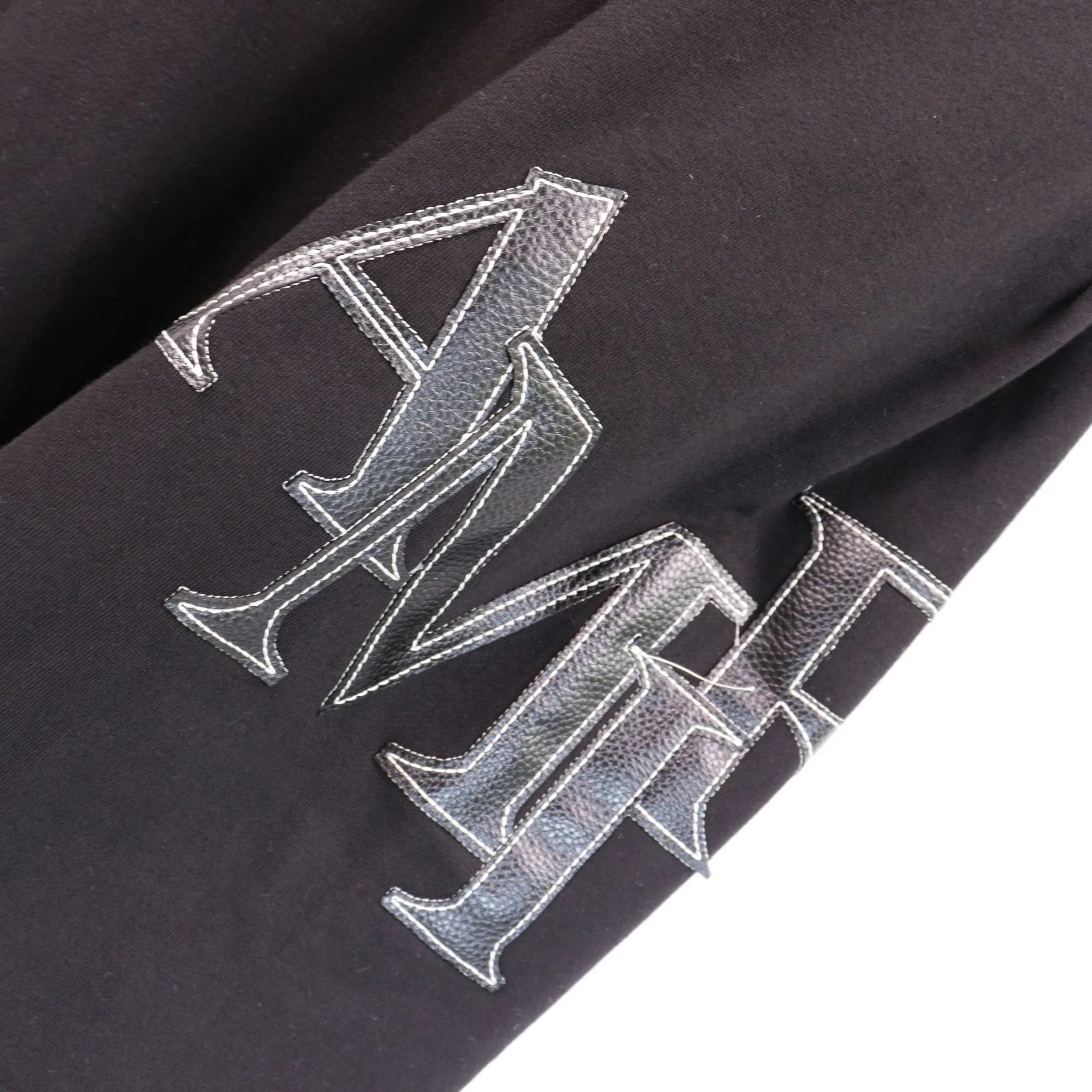 Amiri Logo Embroidered Hoodie Navy - 30