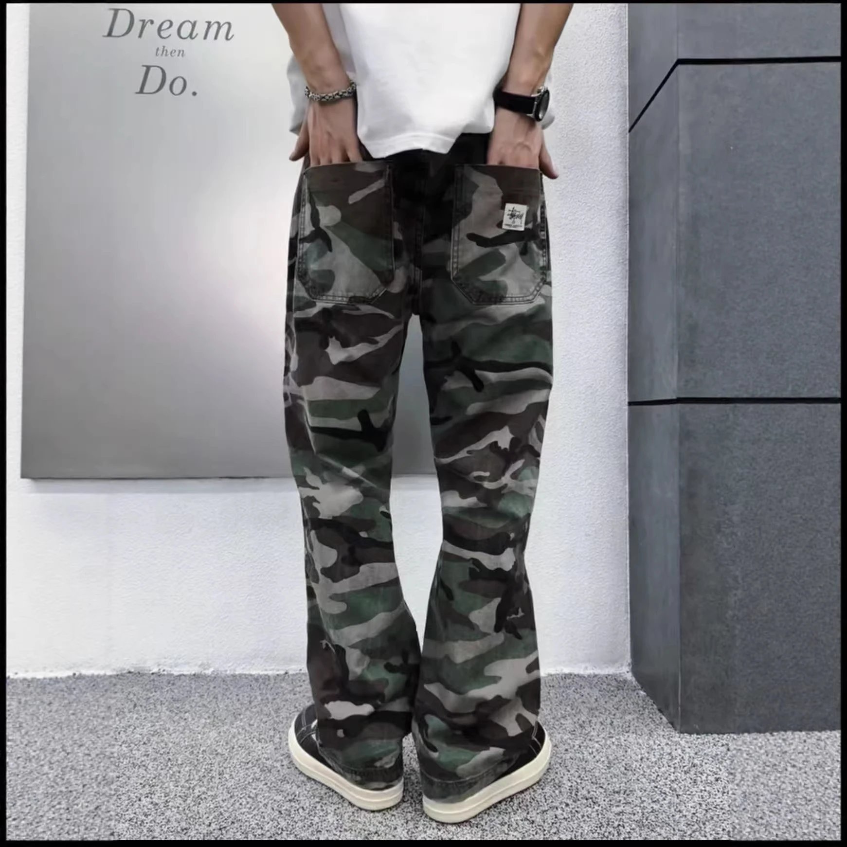 Stussy Camo Wide Leg Pants