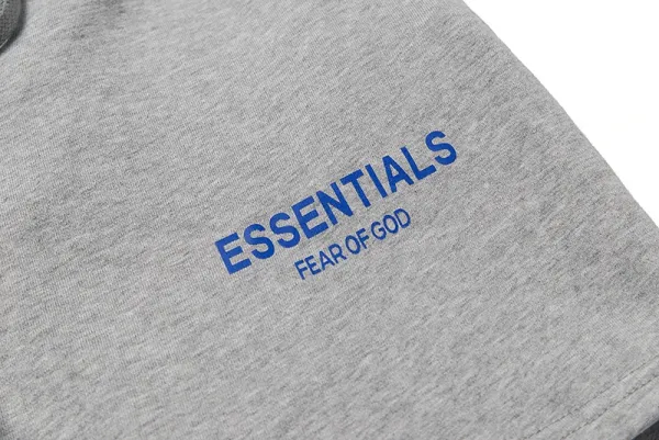Fear of God Essentials Gray Fleece Shorts - 18